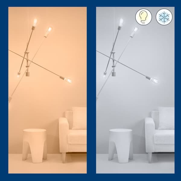 WiFi Smart LED E14 Krone 40W Lämmin-viileä valkoinen 470 lm 3 kpl