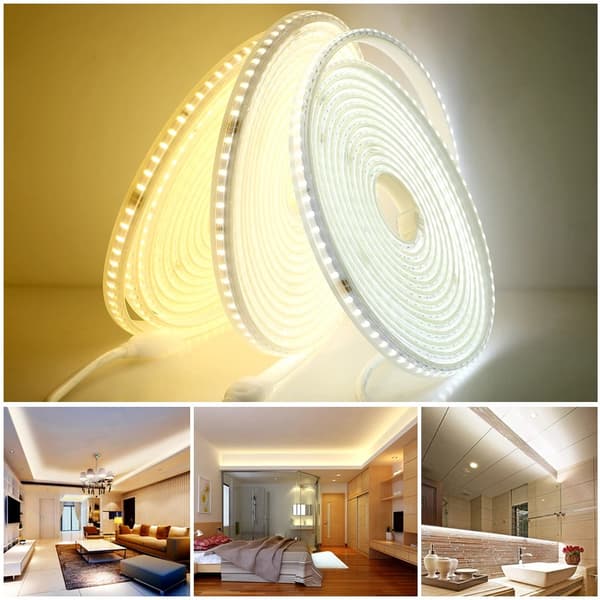 LED-nauha, 120 LEDiä, vedenpitävä, Valkoinen valo, 8M