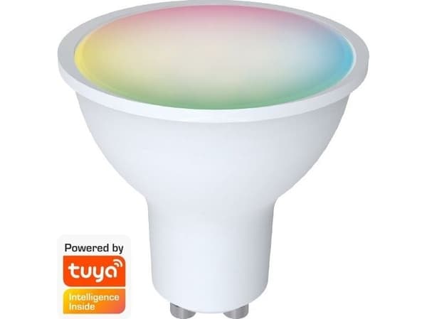 Denver SHL-450, Smart glödlampa, Wi-Fi, Vit, LED, GU10, Spot