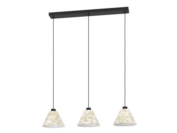 EGLO OXPARK LANGBORD L920 3XE27 BAMBUS BLAD LYS