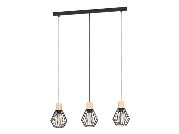 EGLO PALMORLA LANGBORD 3XE27 L760 SORT/EG FSC