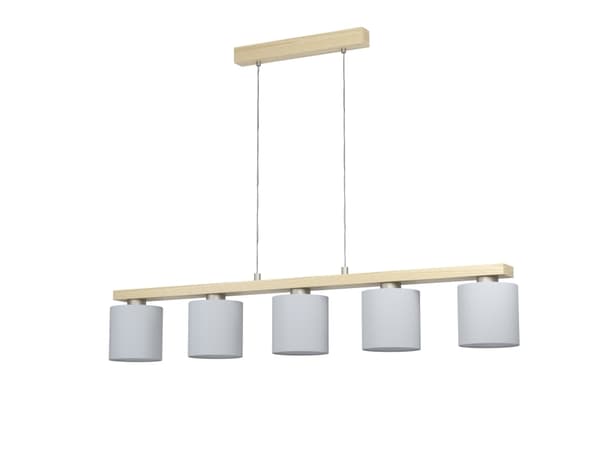 EGLO CASTRALVO LANGBORD E27 5L BS/TRÆ/HVID FSC