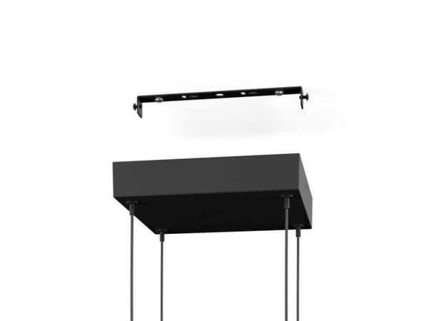 EGLO Salvilanas-Z, Sort, Hvit, Sort, Hvit, Aluminium, Plast, Stål, Rektangulær, Innendørs, IP20