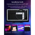 Miniatyrbild 2 av 4: Ruban LED TV 4m - 5050 RGB - Bluetooth 2.4G-applikation - USB-matad TV - För HDTV-datorskärm