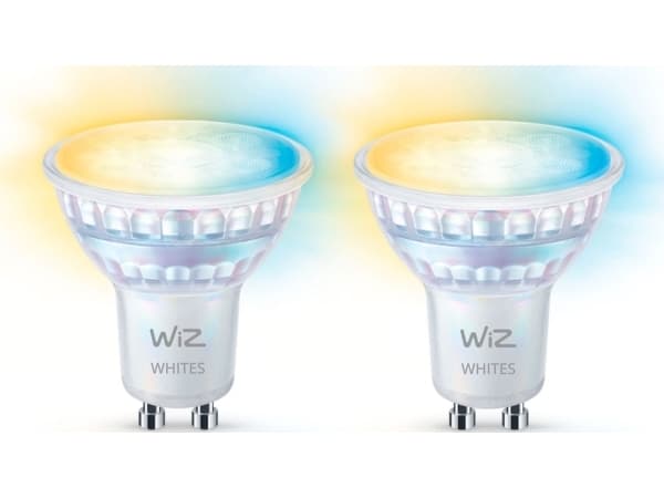WiZ Spot 50 W PAR16 GU10 x 2, älypolttimo, Wi-Fi/Bluetooth, GU10, PAR16, 2700 K, 2700 K