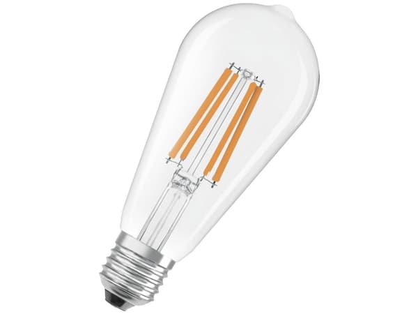 OSRAM 4099854235634 LED (RGB)-lampe EEK A (A - G) E27 Kolbeform 3,8 W = 60 W Varmhvid (Ø x H) 64 mm x 64 mm 1 stk.