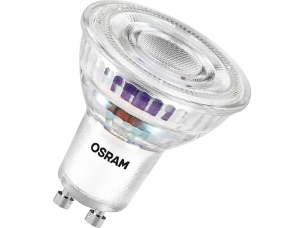 OSRAM 4099854245299 LED-reflektorpære-lamp EEK A (A - G) GU10 Reflektor 2 W = 50 W Varmhvid (Ø x H) 50 mm x 50 mm 2 stk