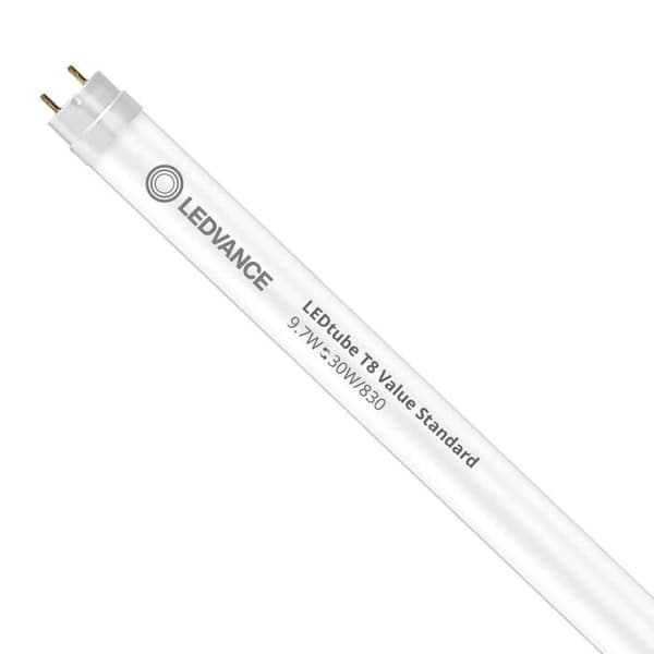 Ledvance LED Tube T8 Superior (EM/Direct 230V) Standardeffekt 9,7W 1530lm - 830 Varmvit | 90cm - 30W motsvarande