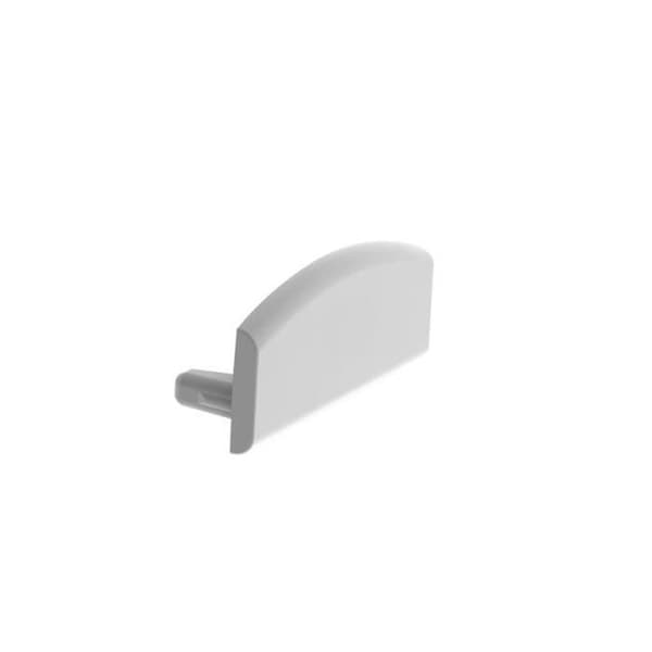 Aluminiumkåpa för profil för slimline LED-list bredd 8 mm - utan förborrning - silver - PEREL