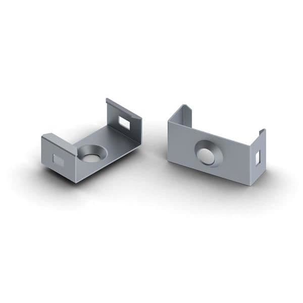 Monteringsstöd för LED-ribbon Slimline 8 mm - Velleman - Grå