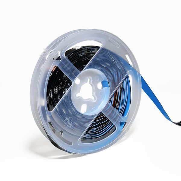 INF 17-tasters tråløs controller + LED-lysstribe, 5V, 60 LED'er/m, hvid, ikke-vandtæt