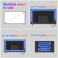 Miniatyrbillede 2 af 4: INF 17-tasters tråløs controller + LED-lysstribe, 5V, 60 LED'er/m, hvid, ikke-vandtæt