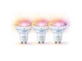 Pikkukuva 1 / 5: WiZ Spot 50 W PAR16 GU10 x3, Smart bulb, Wi-Fi/Bluetooth, White, GU10, PAR16, White