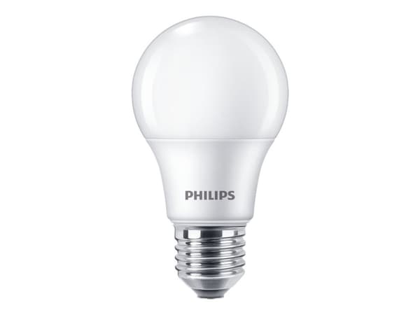 Philips CorePro - LED-lyspære - form: A60 - mattslipt finish - E27 - 4.9 W (ekvivalent 40 W) - klasse F - varmt hvitt lys - 2700 K (en pakke 3)