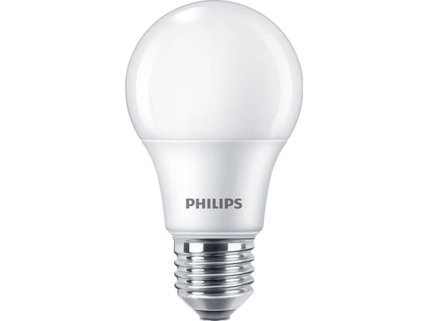 Philips LED - LED - mattapinta - E27 - 8 W (vastaa 60 W) - luokka F - lämmin valkoinen valo - 2700 K (2 kpl pakkaus)