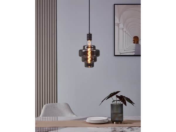 EGLO E27 LED OR150 rökfärgad dekorativ glödlampa med spiral och varmvitt ljus