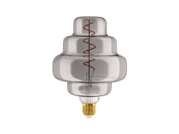 EGLO E27 LED OR150 rökfärgad dekorativ glödlampa med spiral och varmvitt ljus