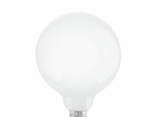 EGLO E27 LED G125 opal globuspære med varmt hvitt lys