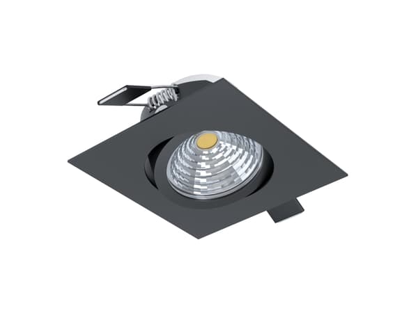 EGLO SALICETO INDBYG. KIP 88X88 450LM 4000K DÆMPB. SORT