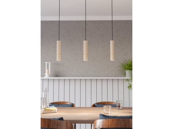 EGLO CAMINIA LANGBORD GU10 3X345LM 3000K HIEKKA/BM