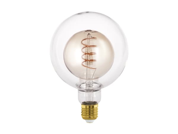 EGLO E27 G125 4W 200LM 2000K AMBER/KLAR