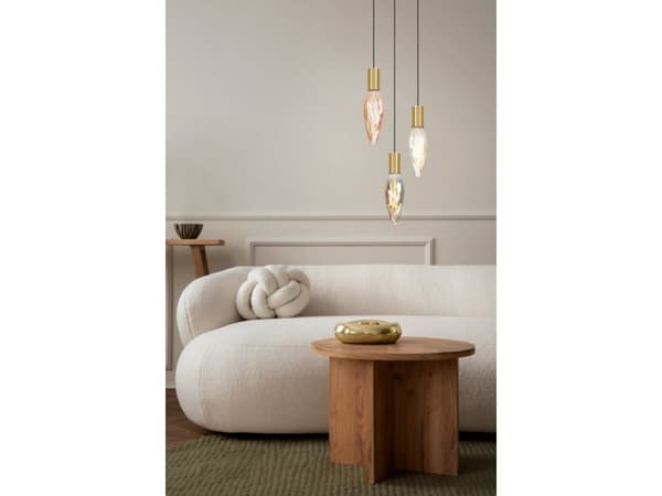 EGLO E27 LED CF78 kobberfarvet dekorationspære med spiral og varmt hvidt lys