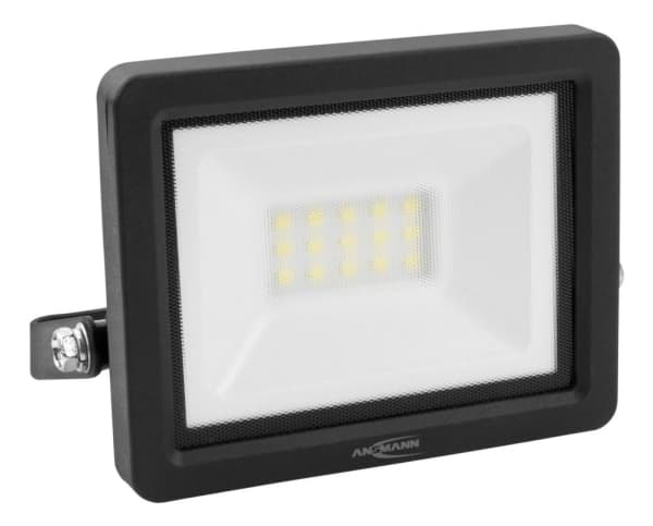 Ansmann WFL10W 1600-0624 LED-seinävalaisin EEK: E (A - G) 10 W Päivänvalon valkoinen Svart
