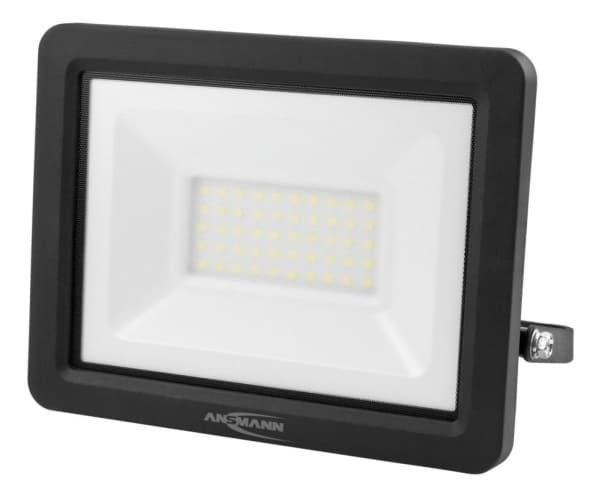 Ansmann WFL30W 1600-0626 LED-seinävalaisin EEK: E (A - G) 30 W päivänvalon valkoinen musta