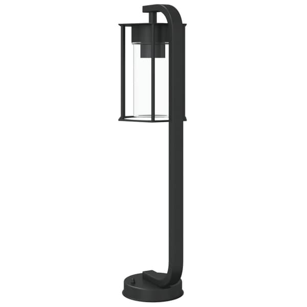 vidaXL udendørs standerlampe 60 cm rustfrit stål sort