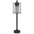 Miniatyrbilde 5 av 8: vidaXL Utendørs gulvlampe svart 60 cm rustfritt stål
