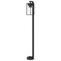 Miniatyrbilde 7 av 8: vidaXL Utendørs gulvlamper 3 stk svart 100 cm rustfritt stål