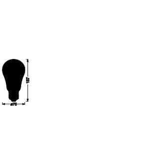 LEDVANCE SMART+ WIFI LED-lampa, frostat utseende, 14W, 1521lm, klassisk glödlampsform med E27-sockel, färgljus och vitt ljus, app guld