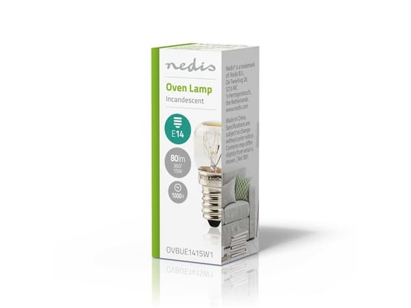 Nedis OVBUE1415W1, 15 W, E14, 1000 t