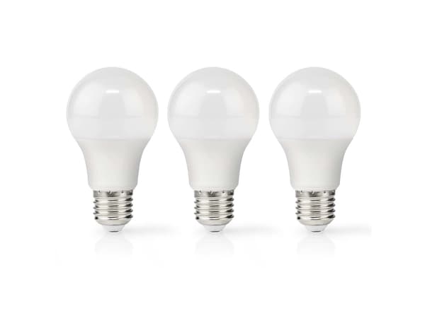 Nedis LBE27A602P3, 8,5 W, E27, 806 lm, 15000 t, varm hvit