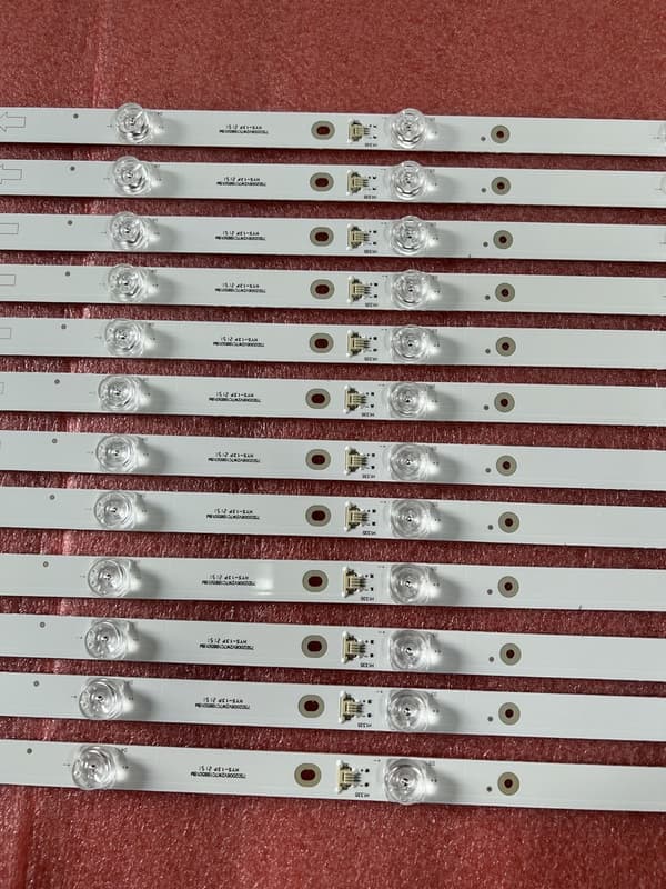 LED-strips til TCL 75-tommers modeller, CE-certificeret, levetid på 100.000 timer.