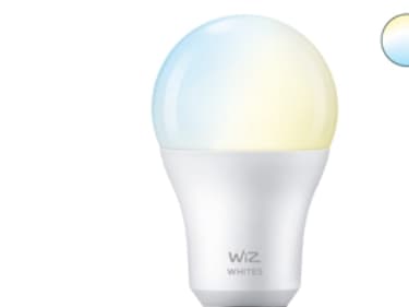 WiZ Colors - LED-glödlampa - form: A60 - glaserad finish - E27 - 8 W (motsvarande 60 W) - klass F - tonbar vit - 2700-6500 K