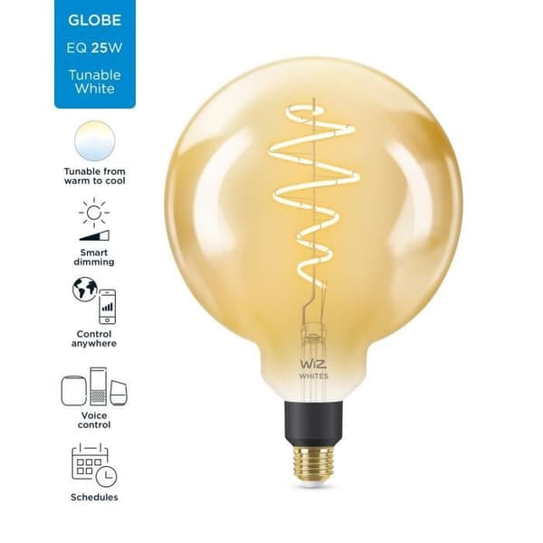 WiZ Connected glödlampa Vintage gigantglob Variabel vit E27 25W
