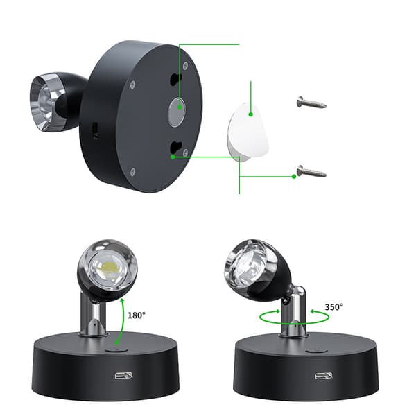 INF Fjernkontroll for trådløs LED-spotlight 0