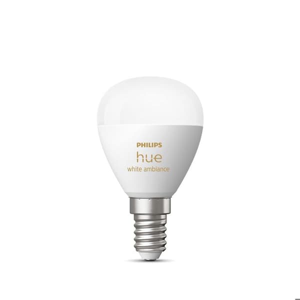 Philips Hue White ambience, sfäriskt ansluten LED-lampa Bluetooth-kompatibel, E14