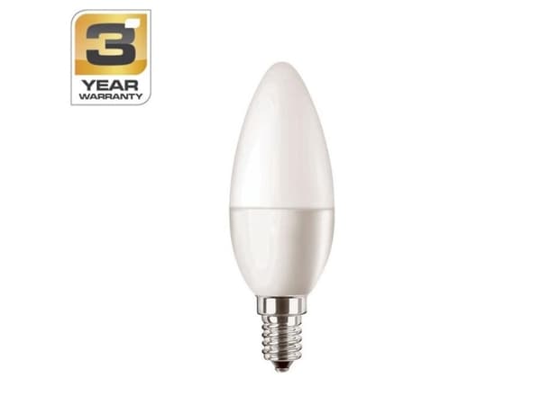 Standart Ledlampa B35 4,9W E14 2700K 470Lm Pl/Mat