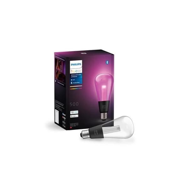 Ansluten glödlampa - Philips Hue - ST72 - E27 - 6,8 W - Vit - LED - Inomhus