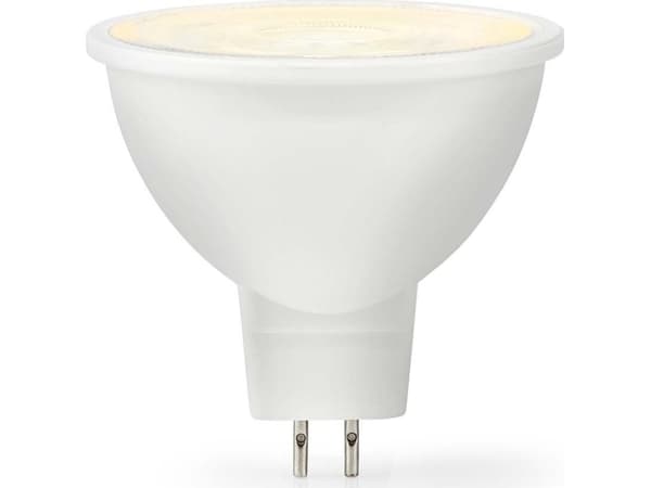 Nedis LBGU53MR162, 5,8 W, 41 W, GU5.3, 450 lm, 15000 h, Lämmin valkoinen