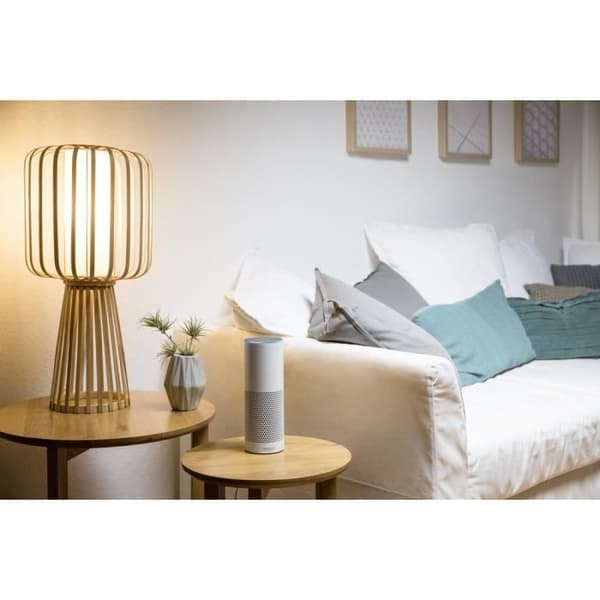 LEDVANCE Smart LED-lampa med ZigBee-teknik, GU10-bas, klart glas, Varmvit (2700K), 350 Lumen, Ersättning