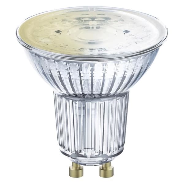 LEDVANCE Smart LED-lampa med ZigBee-teknik, GU10-bas, klart glas, Varmvit (2700K), 350 Lumen, Ersättning