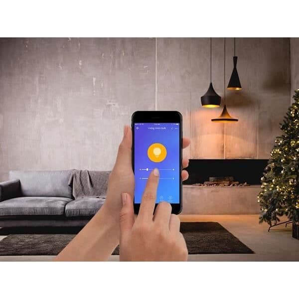 Wifi Smart LED-lampa - Perel - Varmvit & intensiv varmvit - E27