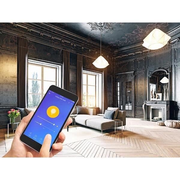Wifi Smart LED-lampa - Perel - Varmvit & intensiv varmvit - E27