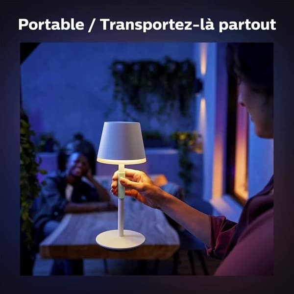 Smart bordsdator - Philips - Hue Belle - Portabel - Bluetooth-kompatibel - Svart