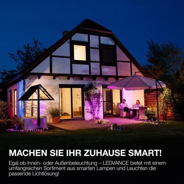LEDVANCE SMART+ WIFI LED-lampa, frostad, 4,9W, 470lm 2700-6500