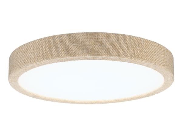 Paulmann Cosara, Rund, Tak, Ytmonterad, Beige, Vit, Plast, Tyg, IP44