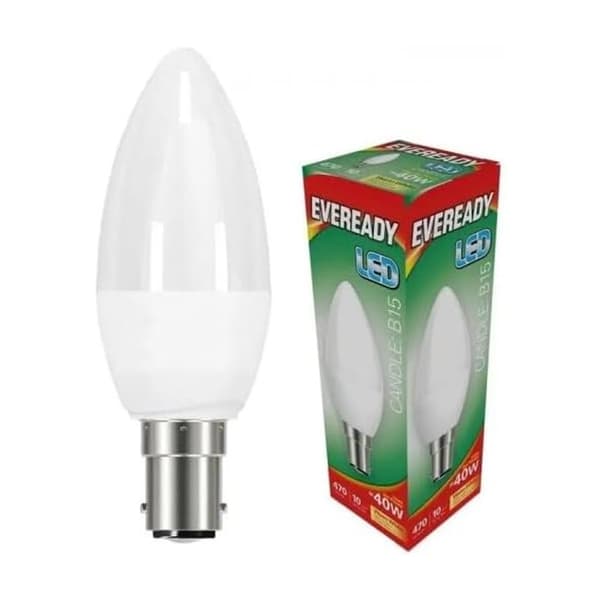 Eveready B22 LED-pære til stearinlys